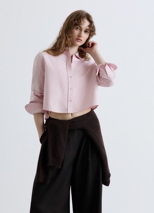 Calliope, CAMICIA TINTA UNITA - Hemdbluse - rosa chiaro
