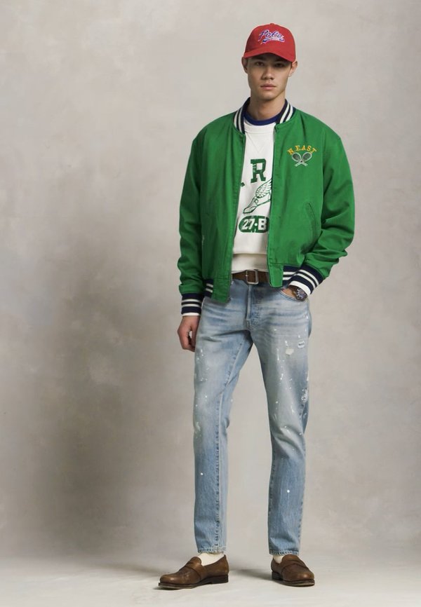 TENNIS-INSPIRED TWILL JACKET - Bomber Jacket3