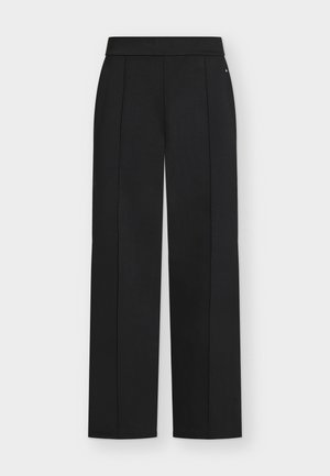 Calvin Klein, INTERLOCK WIDE LEG PULL ON PANT - Pantalon classique - black