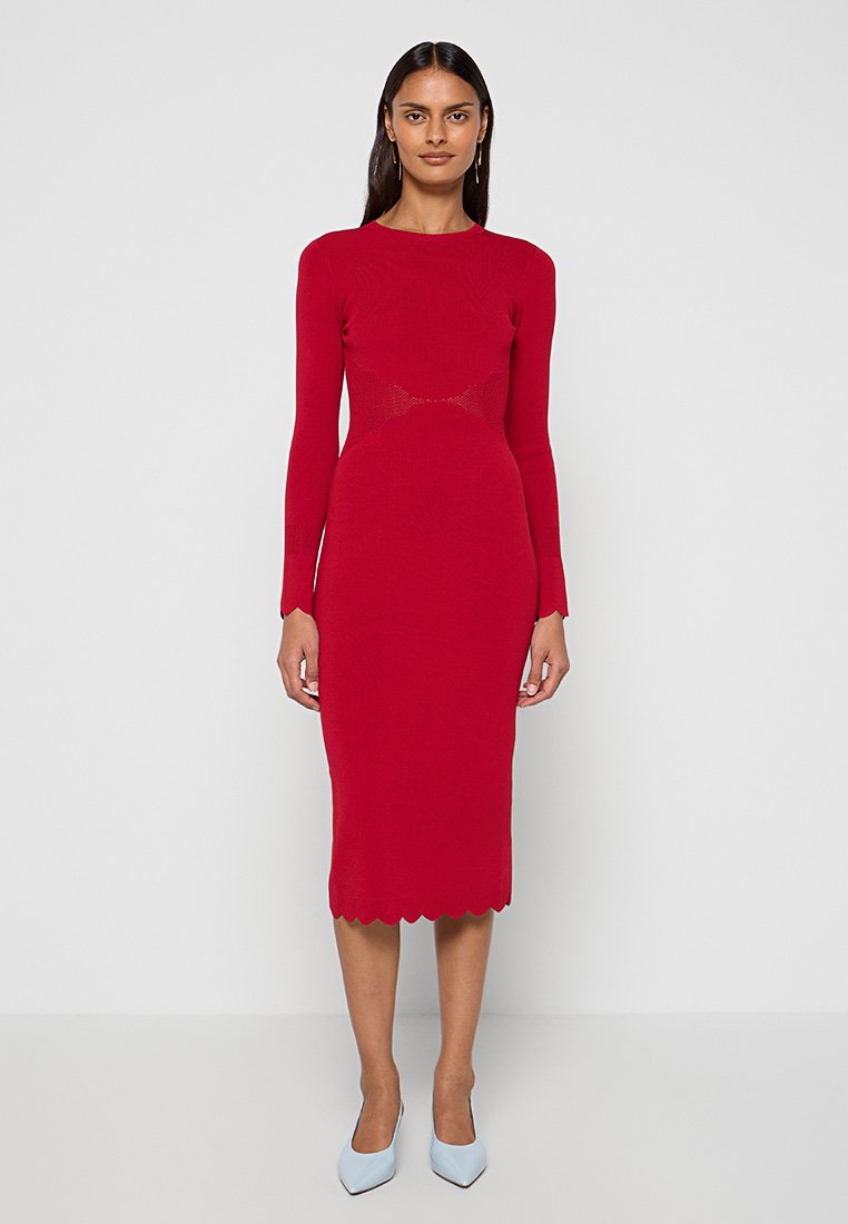 TWINSET Gebreide jurk rood