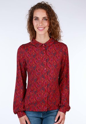 Lykka du Nord VALENTINA - Button-down blouse - dark grape
