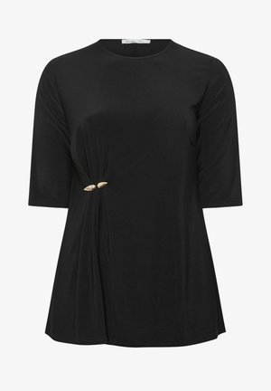 Yours Clothing, - Bluzka z długim rękawem
