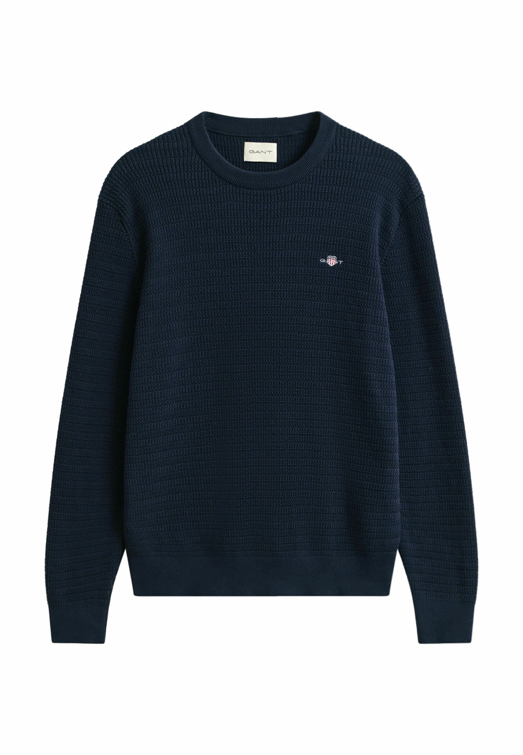 GANT MINI CABLE C NECK - Svetr - evening blue