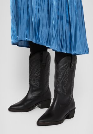 Bottes de cowboy / motard - black