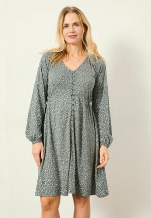 REGULAR FIT - Jerseykleid - blue ditsy
