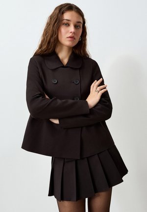 House, SKORT - sukňa v tvare A - black
