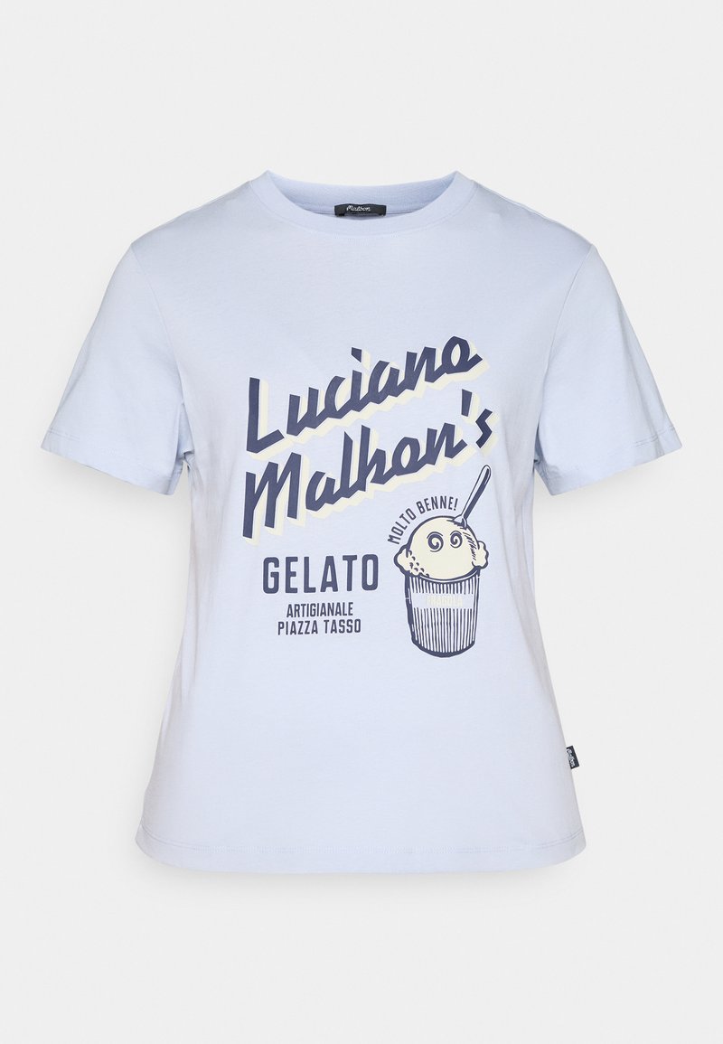Malbon T-shirt print blauw