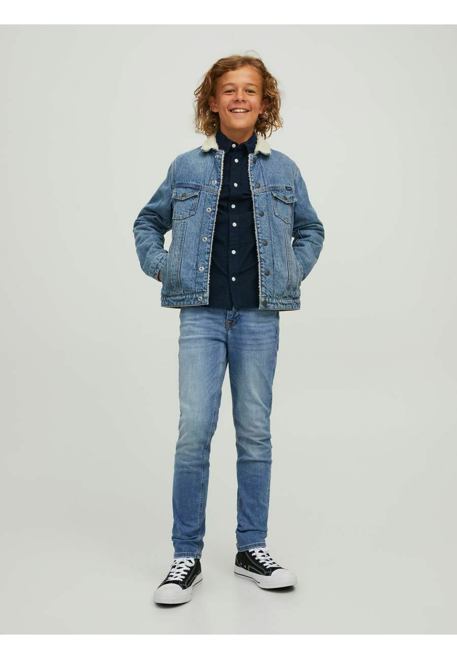 Jeans JACK&JONES JUNIOR Jjiglenn - Taglia 8-10 Anni, Cotone 100%, Vita Media, Slim - Foto 10
