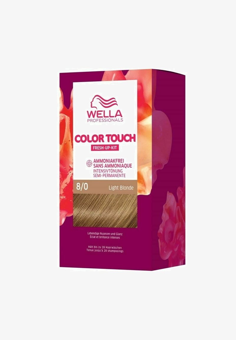 Wella - WELLA COLOR TOUCH PURE NATURALS 8/0 LIGHT BLONDE - Hårfärg - brown, Förstora