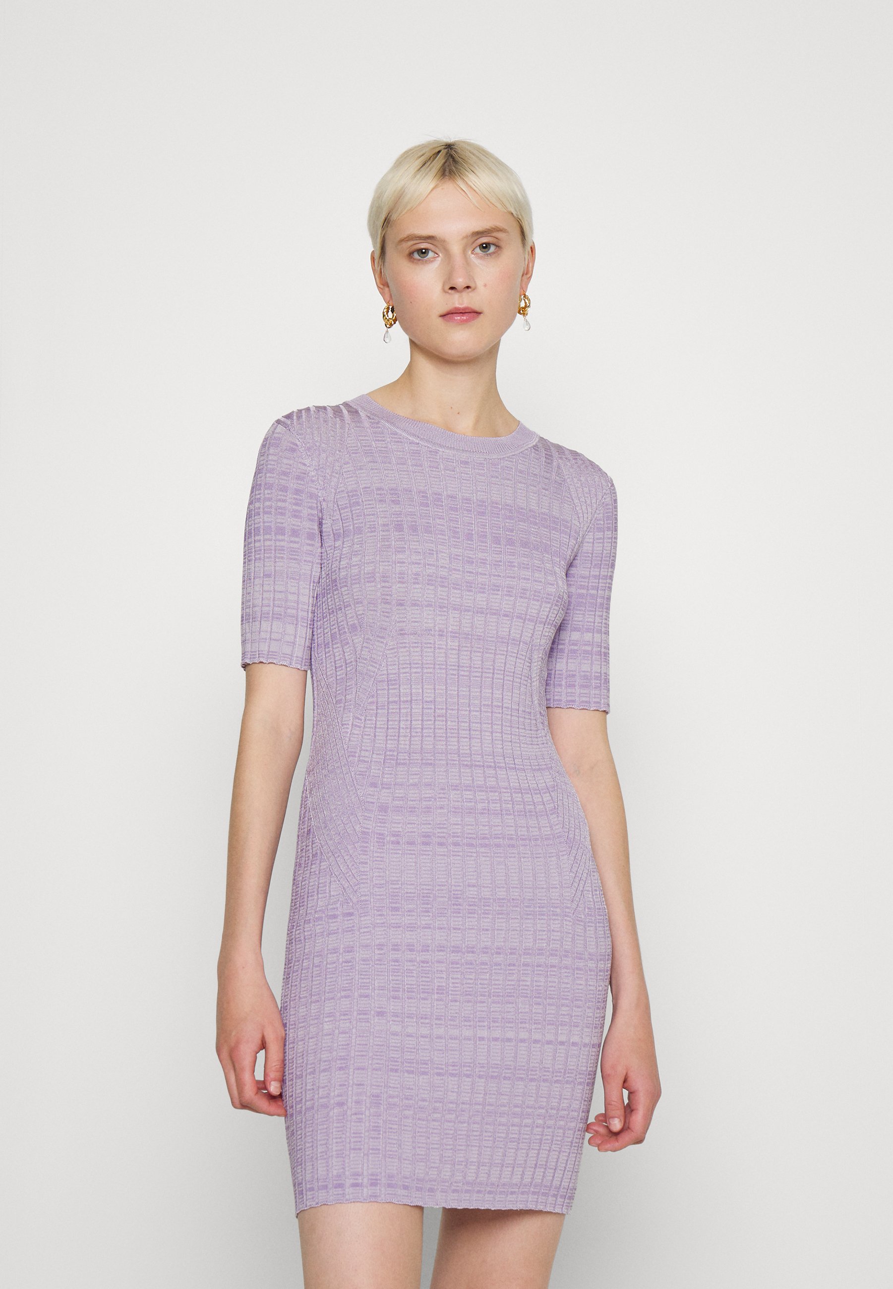lavender jumper dress