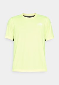 LIGHTBRIGHT TEE - Sportiniai marškinėliai trumpomis rankovėmis - lemon yellow/black