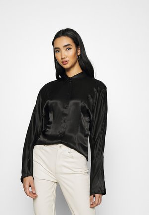 BENEDICTE BLOUSE - Button-down blouse - black