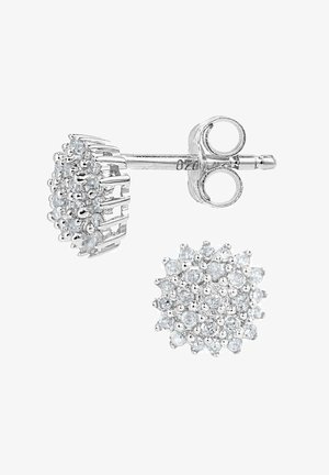 DIAMANT L'ÉTERNEL Pendientes - white gold - coloured