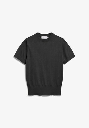 ARMEDANGELS, ARMEDANGELS FINE KNIT - T-shirt basic - dark steel