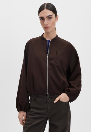 CROPPED - Blouson Bomber - dark espresso