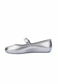 Melissa SOFT - Balerinos tipo bateliai su dirželiu ties kulkšnimi - silver