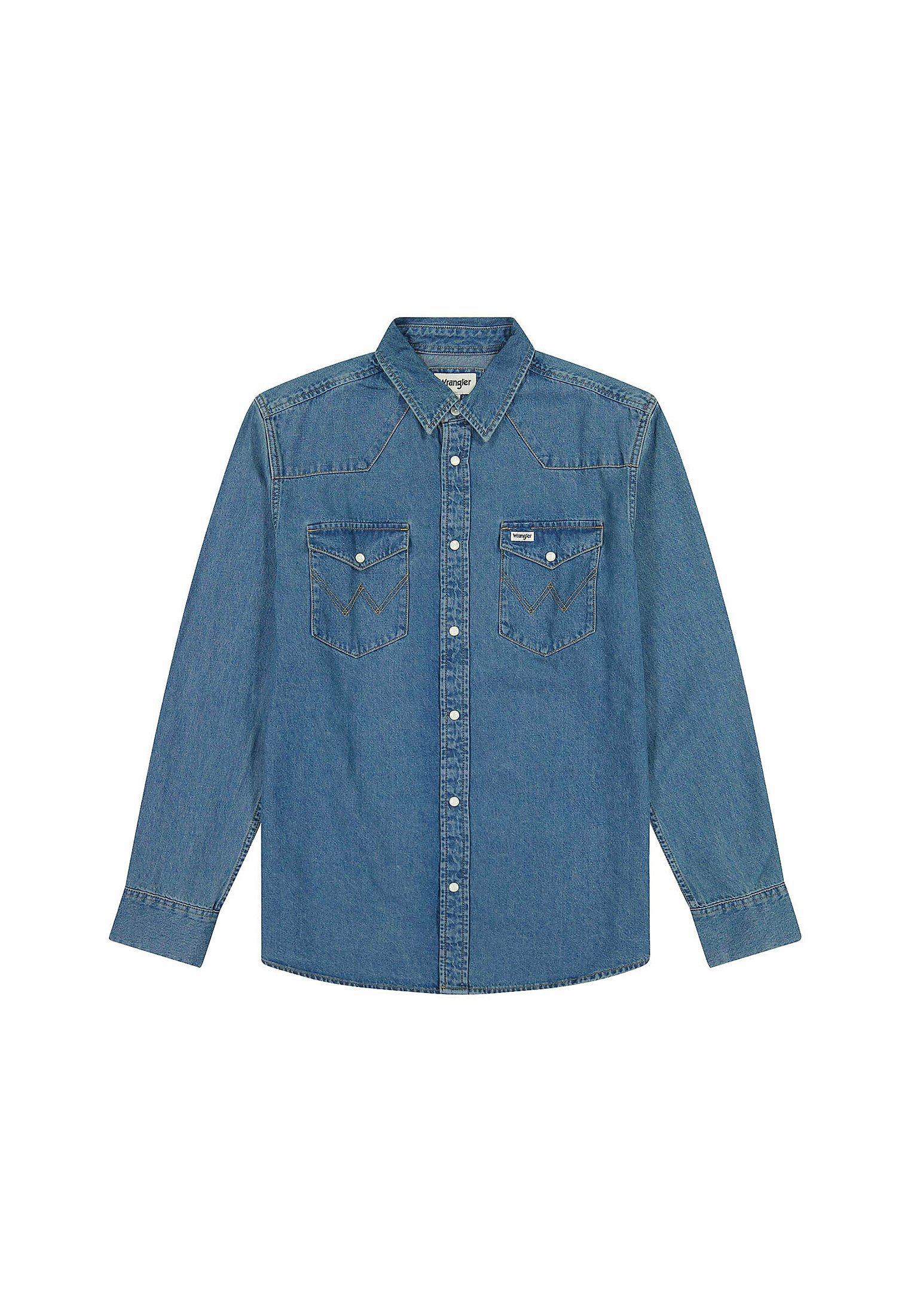 Heren Jeans stripe overhemd Monza - Extra lang - 3 lengtes Heren Jeans stripe overhemd Monza - Extra lang - 3 lengtes