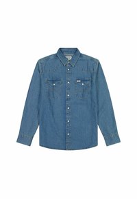 Wrangler Men's Retro Long Sleeve Sawtooth Snap Pocket Western Shirt in