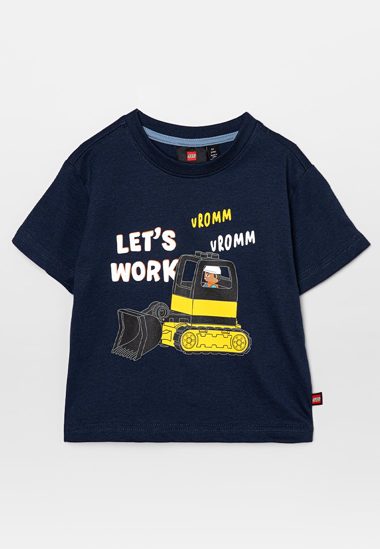 LEGO® kidswear T-shirt print donkerblauw