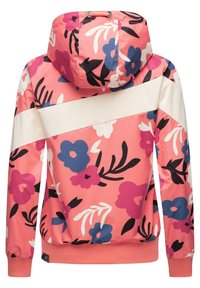 Ragwear ÜBERGANGS NUGGIE BLOCK FLOWER - Ūdensnecaurlaidīga jaka - coralle