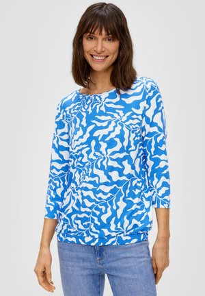 s.Oliver WEICHES MIT 3/4-ARM - Longsleeve - royalblau