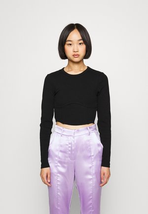 ONLY Petite ONLJENNY BUSTERIER  - Μπλούζα με μακριά μανίκια - black