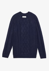 Strikkegenser - dark blue