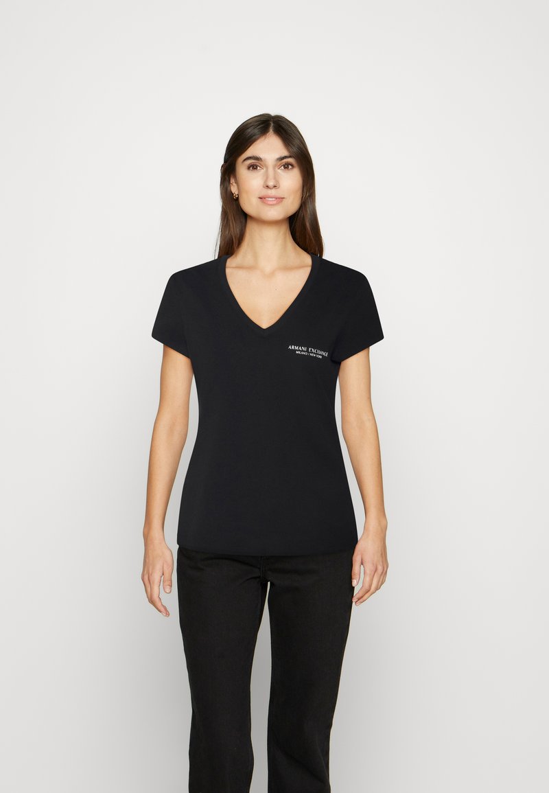 Armani Exchange Print T-shirt - black