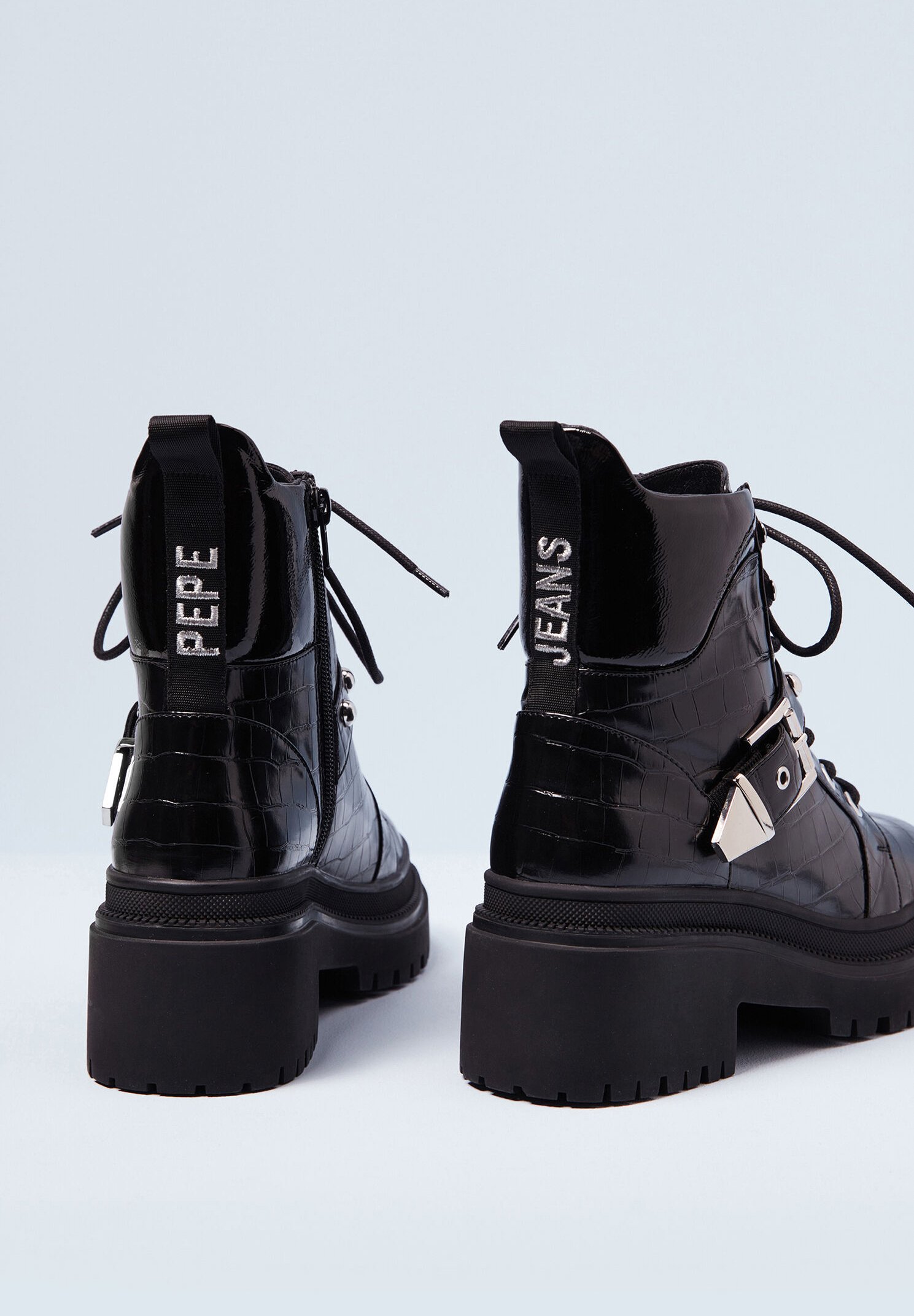 Pepe Jeans ROCK COCO - Botines con cordones - black/negro - Zalando.es