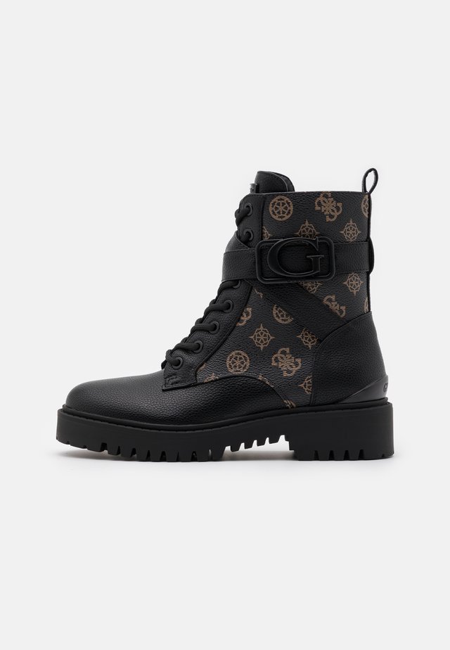 ORANA - Bottines à plateau - brown/ocra