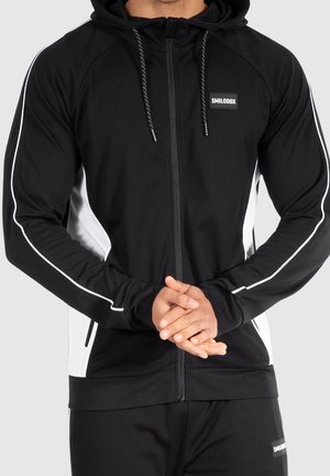 Sudadera con cremallera - black