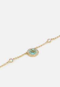 Guess DREAMING - Náhrdelník - yellow gold-coloured/aquamarine
