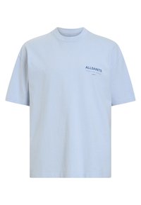 AllSaints ACCESS CREW - Apdrukāts T-krekls - bethel blue