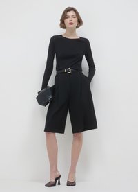 Calliope GIROCOLLO  - Maglietta a manica lunga - ultrablack