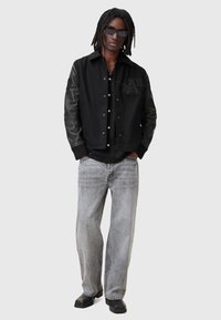 AllSaints WARRENTON - Bőrdzseki - black