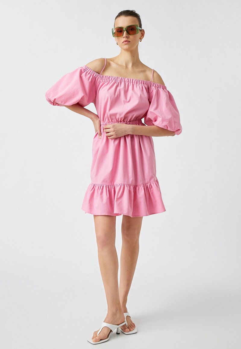 Koton Jurk donkerroze Koton Jurk donkerroze