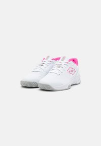 Lotto MIRAGE 700 ALR - Allcourt tennissko - all white/wild orchid