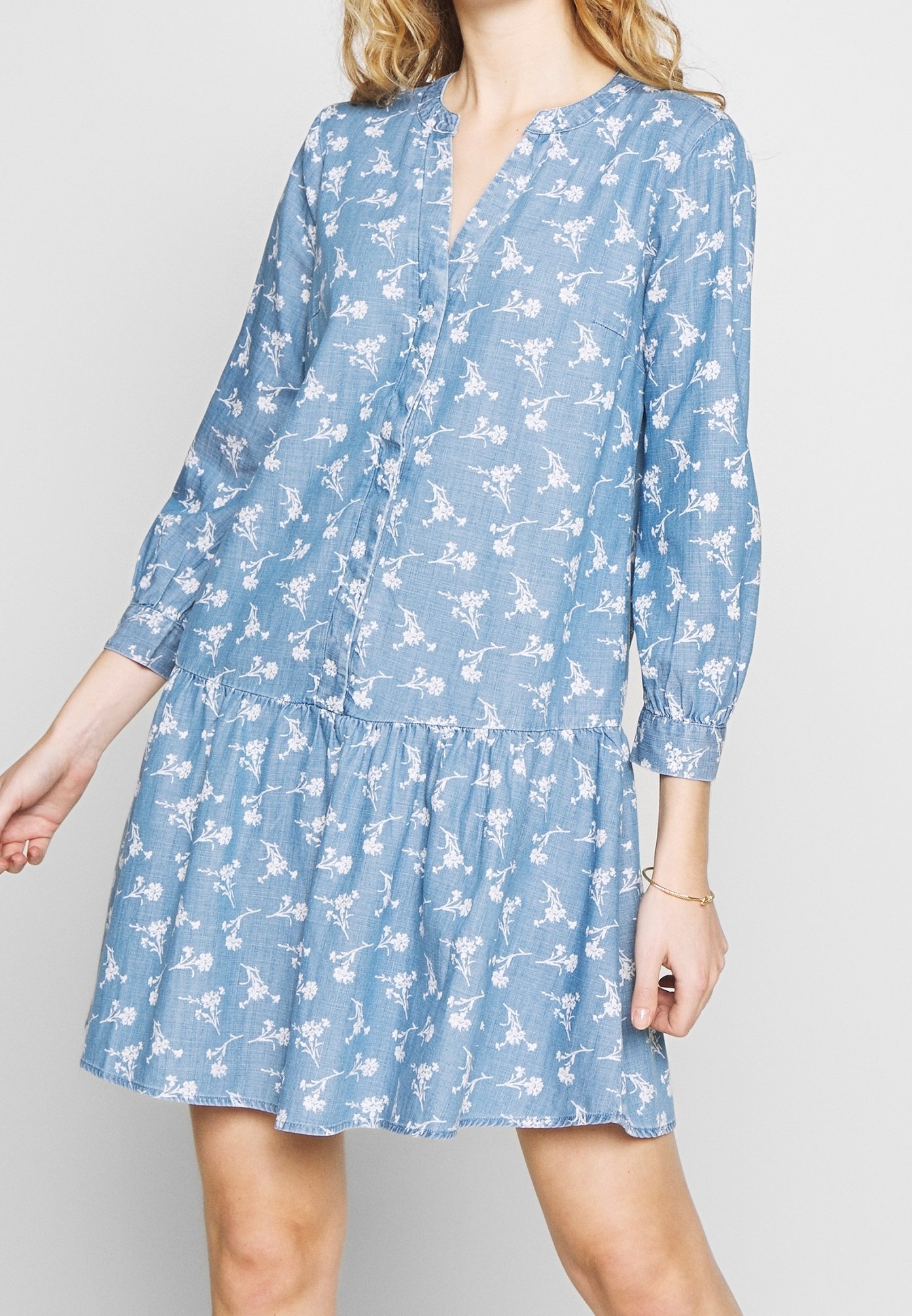 gap denim flower dress Kids Denim Floral Dress