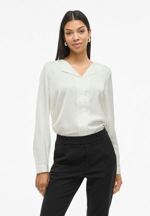 VIELLETTE V-NECK - Bluse - snow white