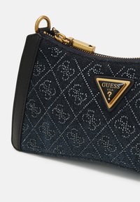 Guess DILI TOP ZIP SHOULDER BAG - Handbag - black logo