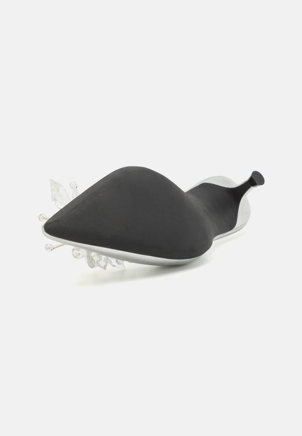PERSONA - Classic heels - silver clear3