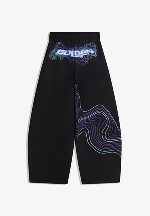 KPOP DEMON HUNTERS PRINT PLUSH BARREL - Tepláky - black