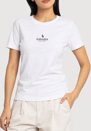 Gisada, T-shirt con stampa - white