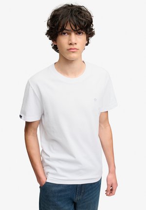 Superdry & Co, SUPERDRY ESSENTIAL SD&CO LOGO EMBROIDERED T-SHIRT.. - T-shirts basic - optic cold grey