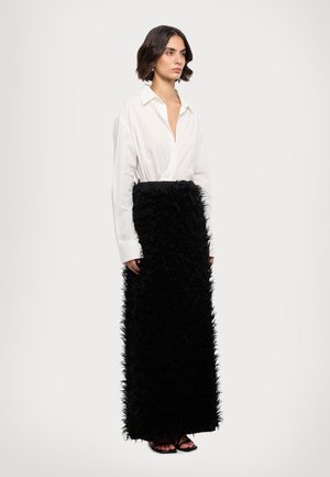 LONG SKIRT - Maxi skirt - black