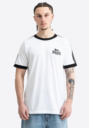 Lonsdale, LONSDALE HERREN T-SHIRT NORMALE PASSFORM CRAIGTOWN - T-shirt con stampa - white black