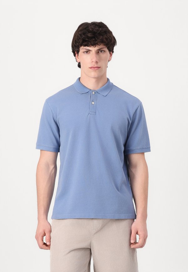 Polo shirt - soft cornflower