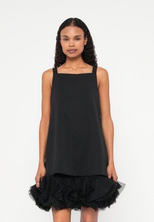 WOVEN DRESS - Koktajl obleka/za zabavo - black