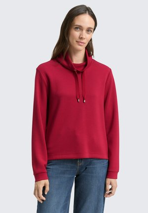 MIT STEHKRAGEN - Sweater - rumba red