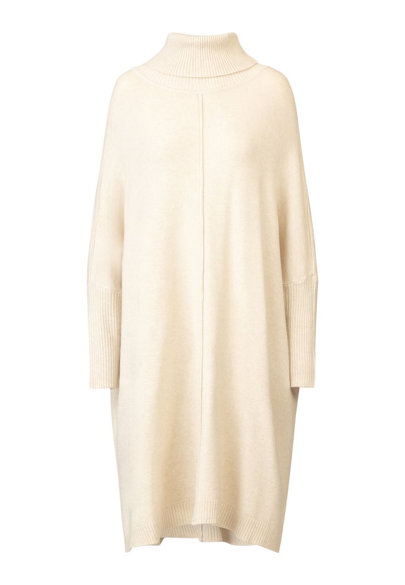 Apart Gebreide jurk beige